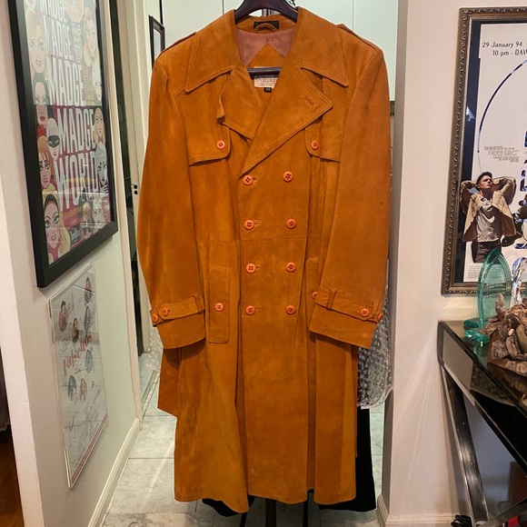 Vintage Other - Vintage 1970’s Members Only Orange Suede Coat